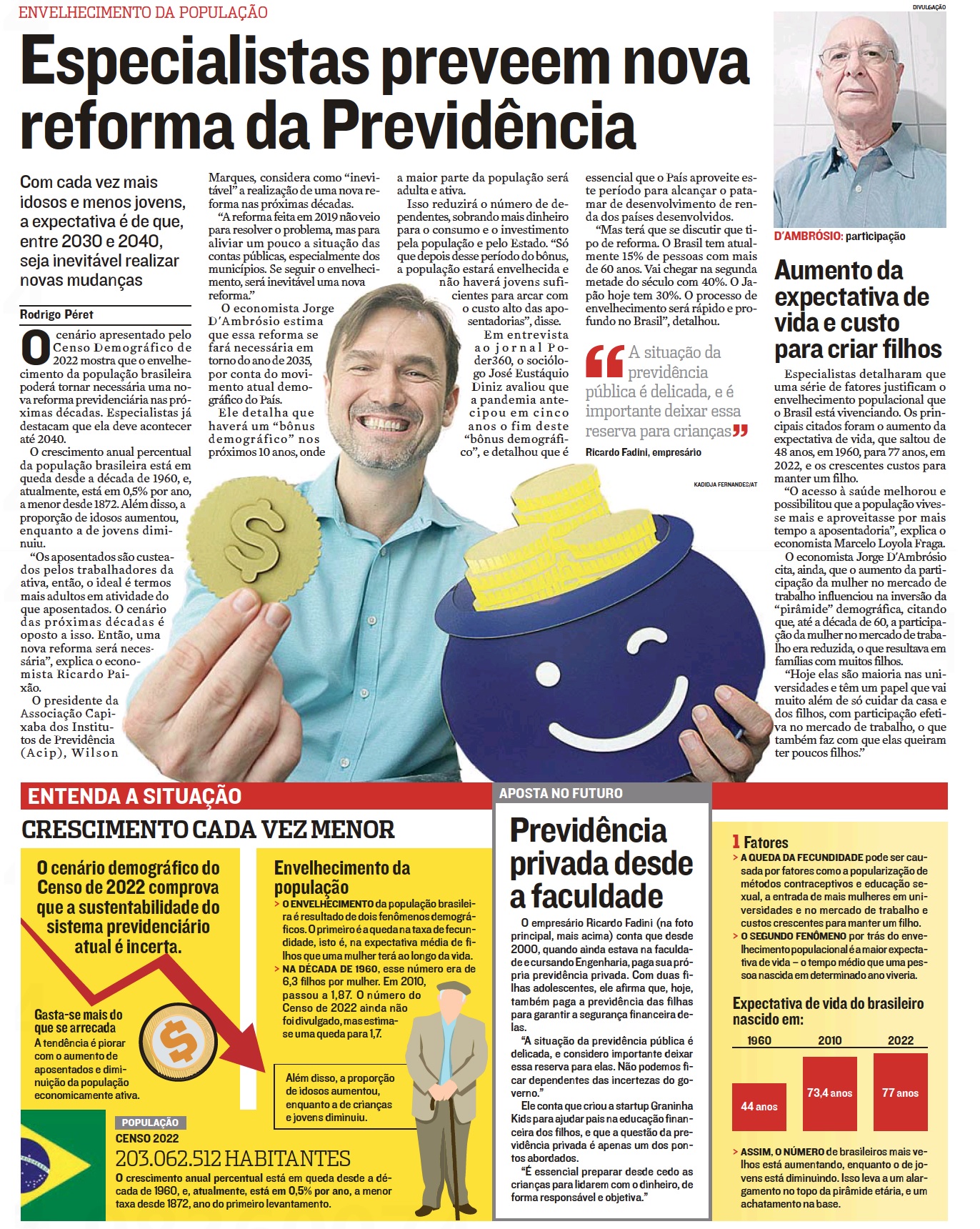 Especialistas preveem nova reforma da Previdência - Jornal A Tribuna 16/07/2023